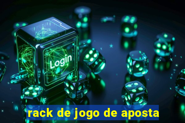 rack de jogo de aposta